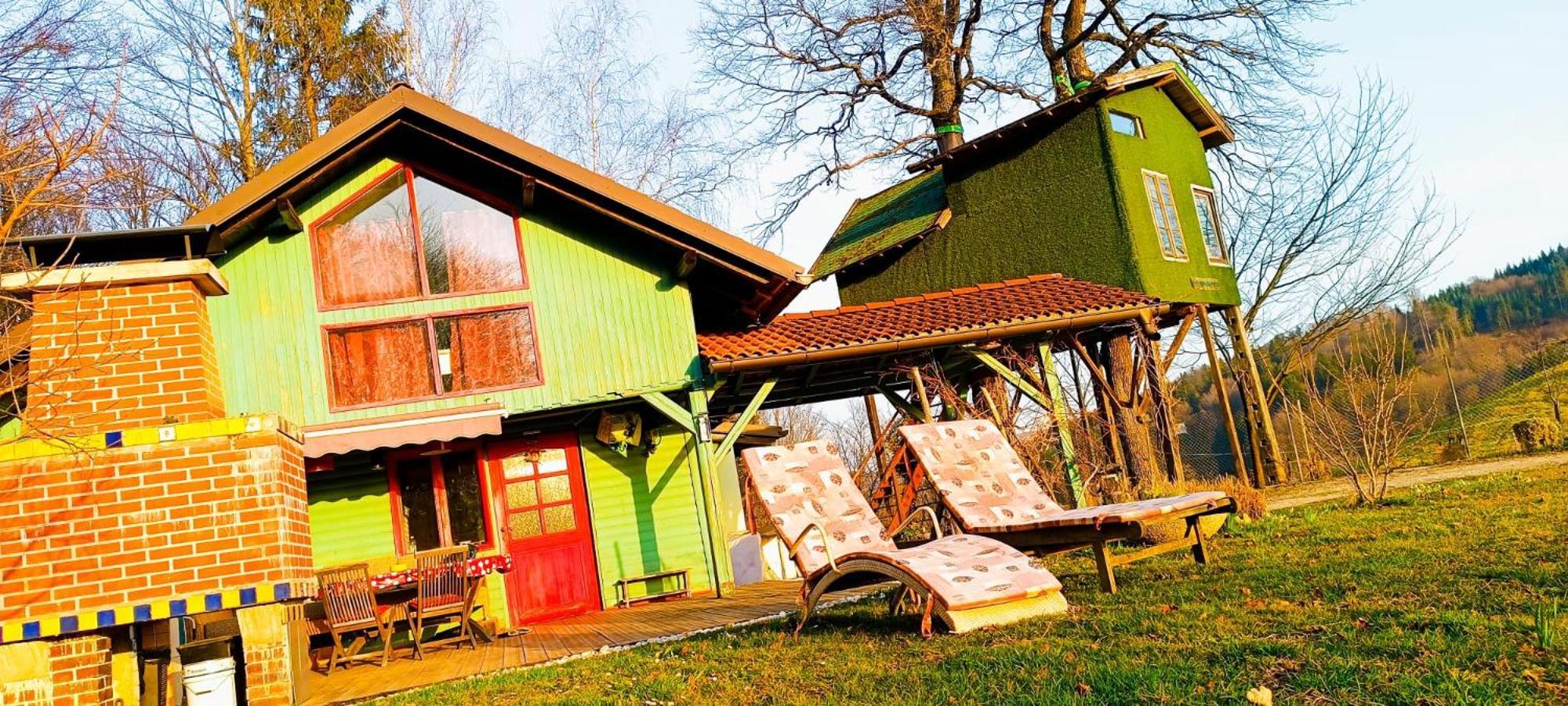 Вилла Fairytale Wooden House By Ljubljana Гросупле Экстерьер фото
