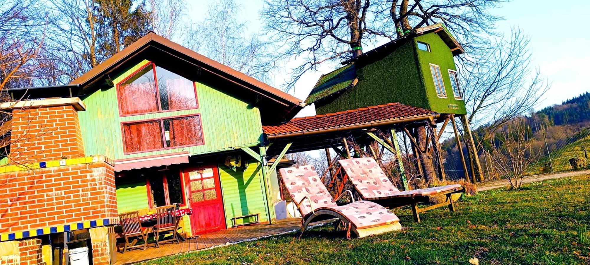 Вилла Fairytale Wooden House By Ljubljana Гросупле Экстерьер фото