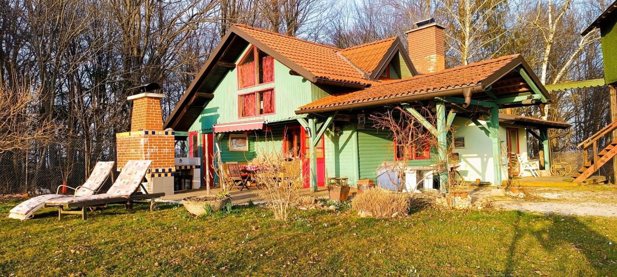 Вилла Fairytale Wooden House By Ljubljana Гросупле Экстерьер фото